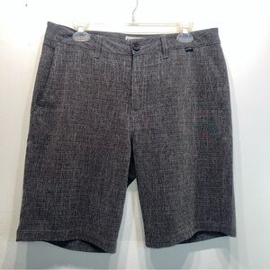Travis Mathew Men's Sz 32 Gray Heather Polyester Blend 11" Inseam Chino Shorts